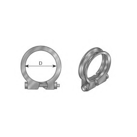 DINEX Pieza de fijación, sistema de escape 99055