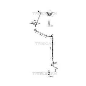 TRISCAN Hydraulikslange, styretøj 8516 28017