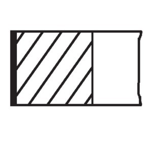 MAHLE Jeu de segments de pistons 013 58 N0