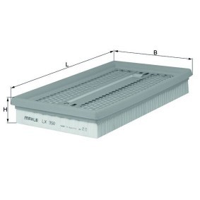 MAHLE Luchtfilter LX 350