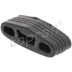 TOPRAN Houder, demper Rubber 201 716