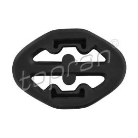 TOPRAN Support, silencieux Caoutchouc 500 181