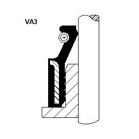 CORTECO Anillo retén, caja de cambios 19027856B