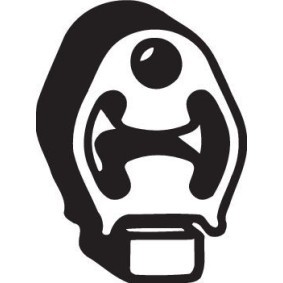 BOSAL Silent-bloc caoutchouc pot d'échappement 255-126