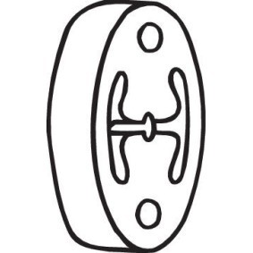 BOSAL Silent-bloc caoutchouc pot d'échappement 255-136