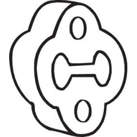 BOSAL Silent-bloc caoutchouc pot d'échappement 255-170