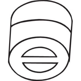 BOSAL Silent-bloc caoutchouc pot d'échappement 255-681