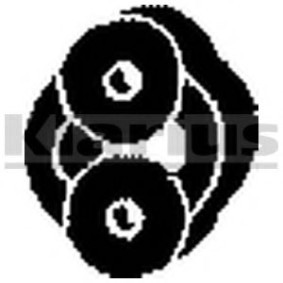 VEGAZ Supporto, Silenziatore EPDM (Etilene-Propilene-Diene-Caucciù) HUG-100