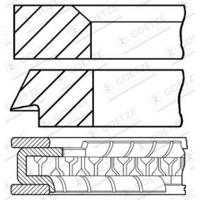 Купить GOETZE ENGINE Комплект поршневых колец 08-104200-00
