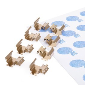 BLUE PRINT Kit de accesorios, pastillas de frenos ADT348601