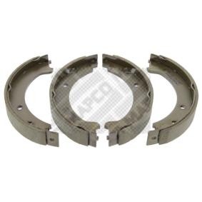 MAPCO Bremsbackensatz Hinterachse, 178 x 25 mm, TRW 8962
