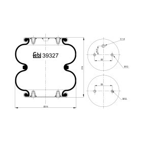 FEBI BILSTEIN Metallipalje, ilmajousitus 39327