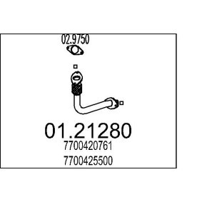 MTS Exhaust Pipe 01.21280
