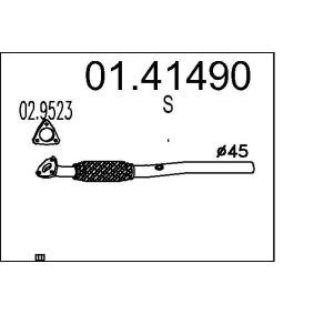 MTS Tubo gas scarico 01.41490