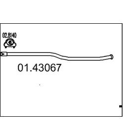 MTS Abgasrohr 01.43067
