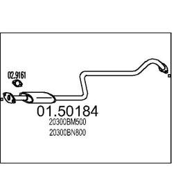 01.50184 MTS silencieux intermédiaire NISSAN VANETTE