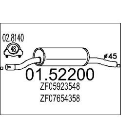 MTS Fremre eksospotte 01.52200