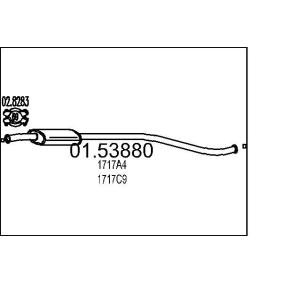 оригинальные Peugeot 308 MTS Средний глушитель 01.53880