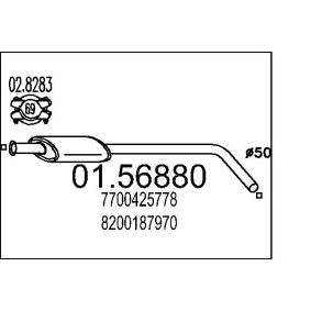 MTS Mittelschalldämpfer 01.56880