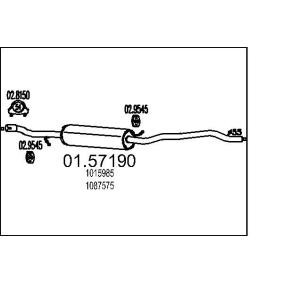 MTS Keskiäänenvaimentaja 01.57190
