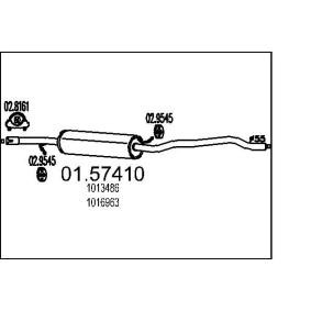 MTS Keskiäänenvaimentaja 01.57410