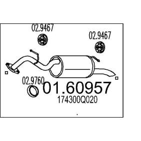MTS Bakre eksospotte 01.60957