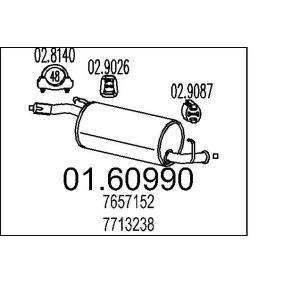 MTS Silenciador trasero 01.60990