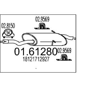 MTS Bakre eksospotte 01.61280