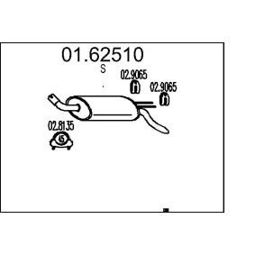 MTS Bakre eksospotte 01.62510