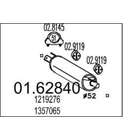 MTS Endschalldämpfer 01.62840