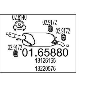 Spletna trgovina z MTS Zadnji glusnik 01.65880
