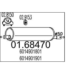 MTS Rear silencer 01.68470