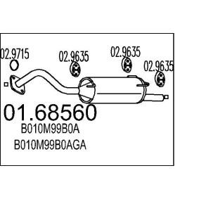 MTS Silencieux arrière 01.68560