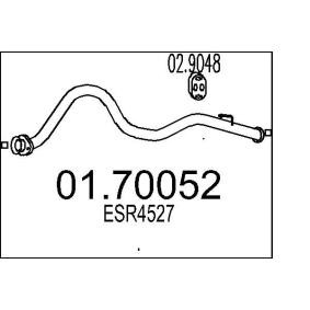 MTS Tuyau d'échappement 01.70052