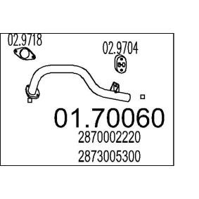MTS Tubo de escape 01.70060