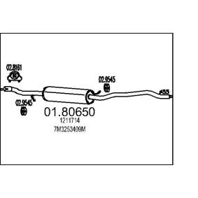 MTS Keskiäänenvaimentaja 01.80650