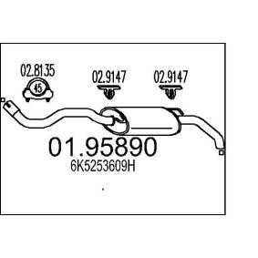 MTS Endschalldämpfer 01.95890