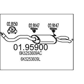 MTS Endschalldämpfer 01.95900