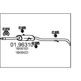 MTS Silenciador trasero 01.96310