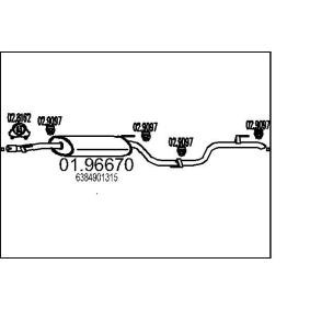 MTS Rear silencer 01.96670