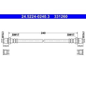 ATE Flexible de frein 24.5224-0240.3