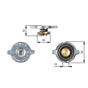 GATES Radiator cap RC113