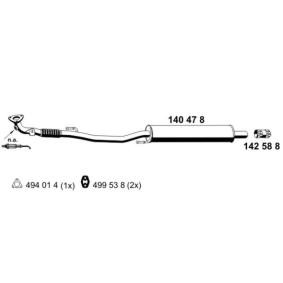 ERNST Silenciador delantero 140478