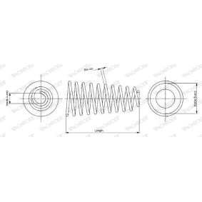 MONROE Ressort de suspension SP3744
