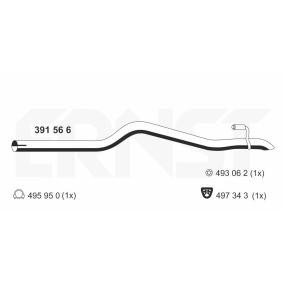 Costo tubo gas scarico MERCEDES-BENZ Classe V ERNST 391566
