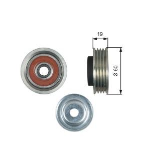 GATES Strammehjul, kilerem Micro-V® UNIQUE FIT, 60mm T39181
