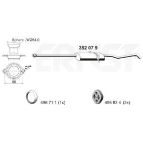 d'origine Mercedes-Benz VIANO ERNST Pot d'échappement complet 352079