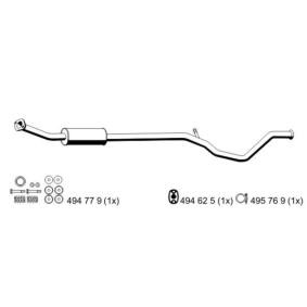 Costo scarico centrale PEUGEOT 206 ERNST 505079
