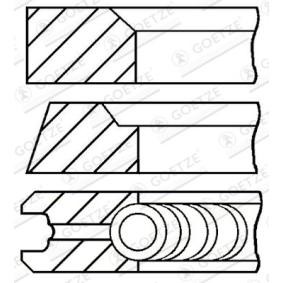 Купить GOETZE ENGINE Комплект поршневых колец 08-182700-00