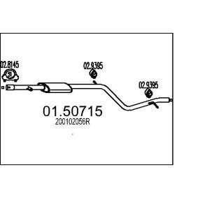 MTS Mittelschalldämpfer 01.50715